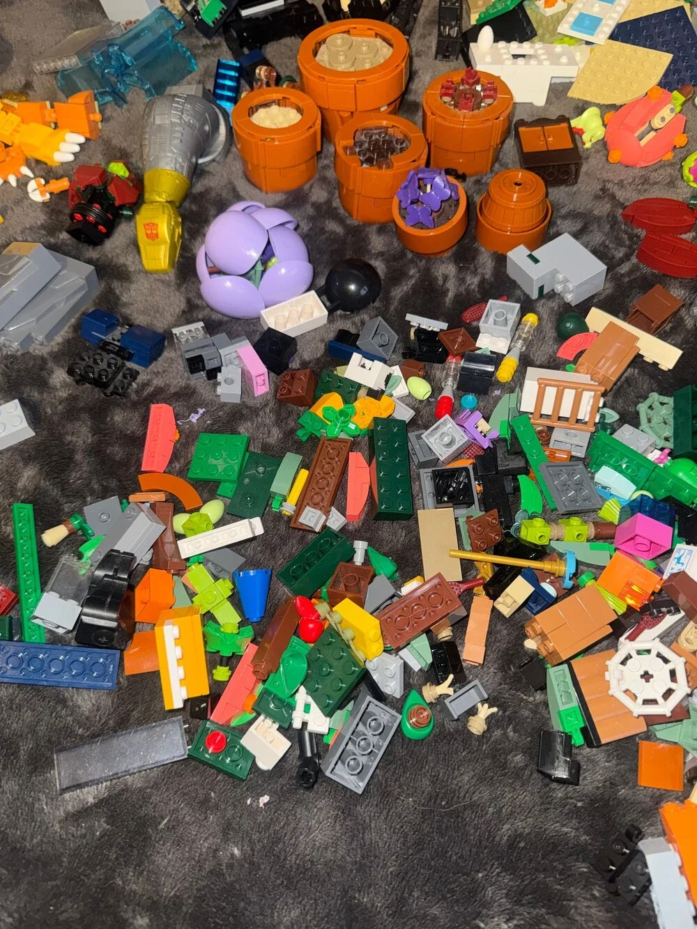 LEGO Loose Pieces and Minifigures Mixed Set 3 pounds